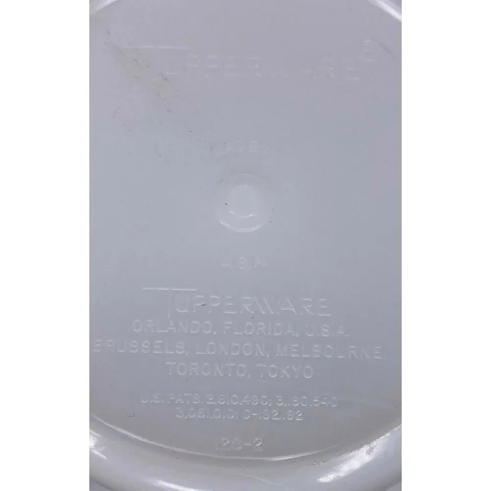 Vintage Tupperware Beverage Pitcher Container 129-2 With Lid U180